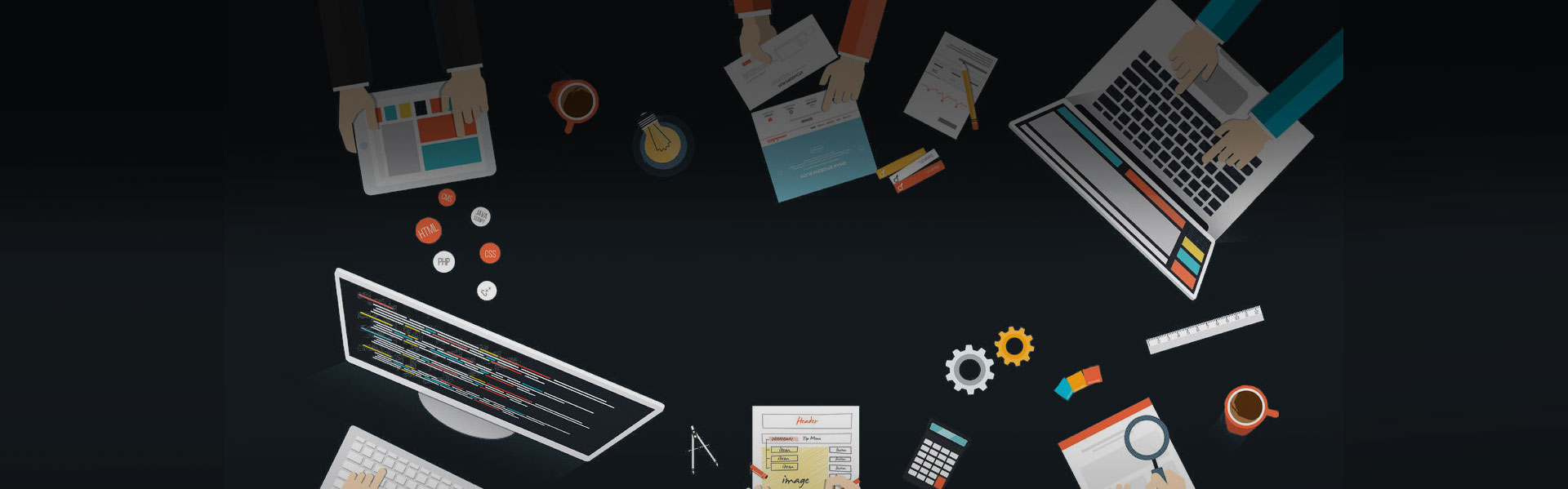 Website design and development services